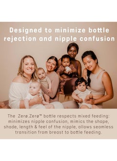 SUAVINEX Suavinex Zero Zero Anti Colic Baby Bottle, No 1 Spanish Baby Bottle Brand, Minimizes Bottle Rejection & Nipple Confusion, Perfect for Breastfeeding Babies, Adaptable Flow, 2 Pk 6 oz, Fair  - Image 4