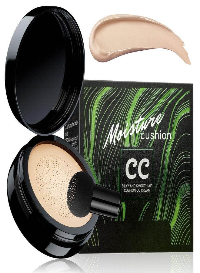 Ihrlpxkc Foundation for Older Women - Air Cushion CC Cream Foundation Makeup, BB Cream Concealer Full Coverage Moisturizing Concealer Brighten Long-lasting (Ivory) - Image 1