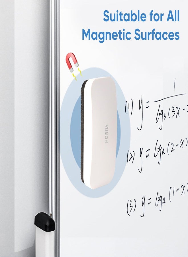 VUSIGN Magnetic Dry Erase White Board Eraser- 2 Pack, Glass Whiteboard Eraser for Dry Erase Board, Glass Board, Calendar Board, Office, Home, School Supplies - Image 3