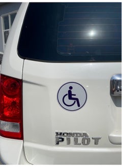 Magnetic Handicap Disabled Car Sticker Reflective Sign, Removable Reusable Adhesive Free Vehicle Warning Sign, Sticks to All Steel Body Cars SUV Van (13.5 x 13.5 m) - pzsku/ZF153E1346E9E8A6B7026Z/45/_/1709191533/93cbcc75-d0df-4726-995a-163c3c8407d1