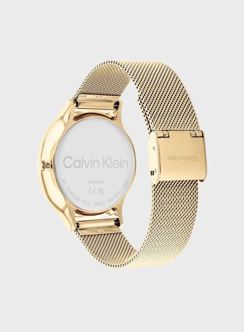CALVIN KLEIN Timeless Mesh Analog Watch