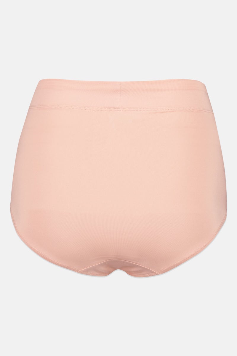 Lady Princess Women 3 Pack Plain Microfiber Briefs, Multicolor - Image 4