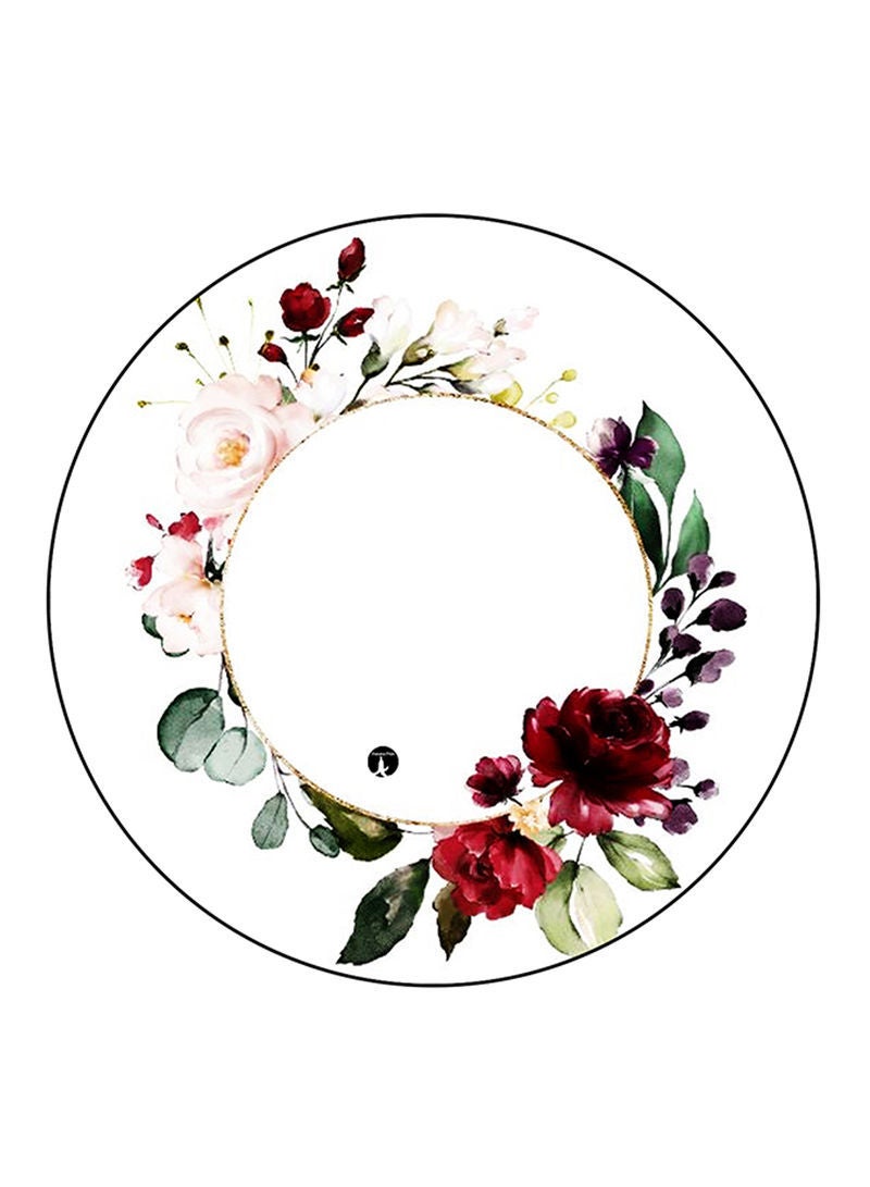 RKN Flowers Printed Mouse Pad  Multicolour
