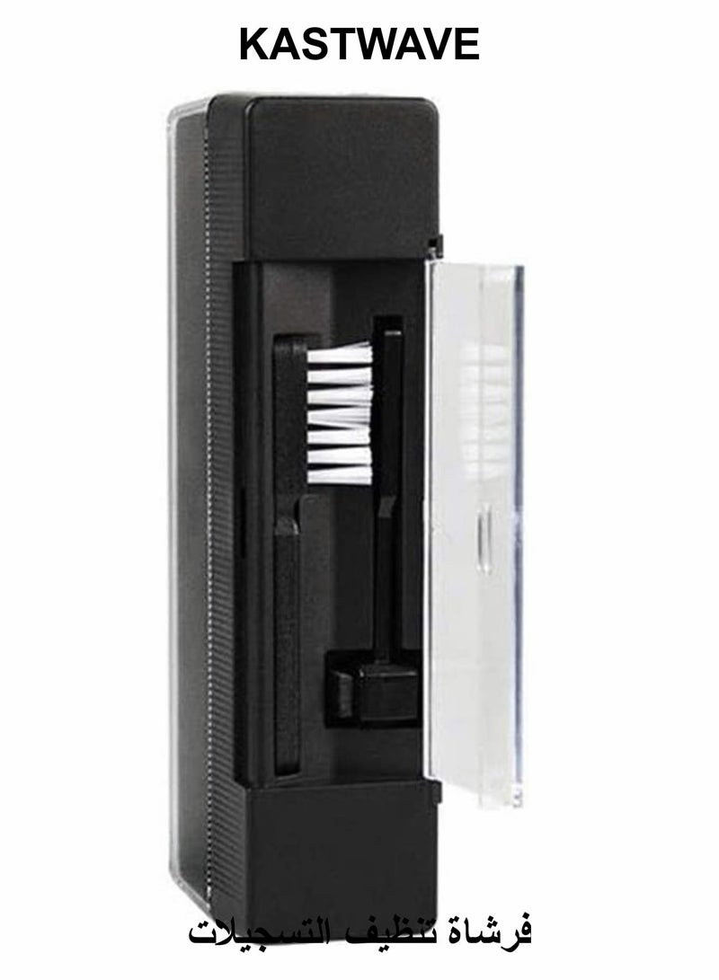 KASTWAVE Vinyl Record Cleaning Brush, 3-in-1 Anti-Static Carbon Fiber Brush Kit - Image 1