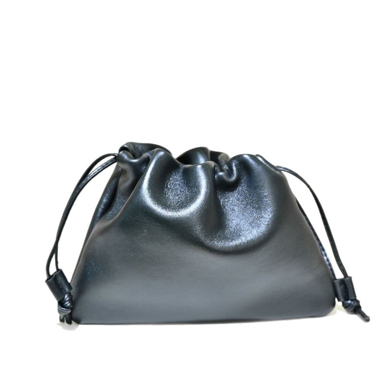 2025 Hobo Cloud Bag Women's Handbag Genuine Sheep Leather Drawstring Shoulder Bag - Image 1