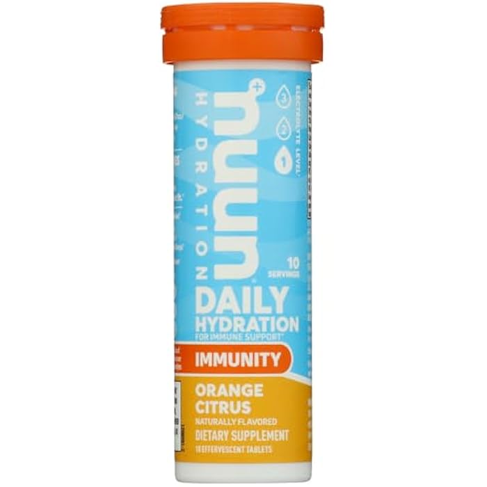 Nuun Immunity Orange Citrus, 10 Drink Tablets - Image 1
