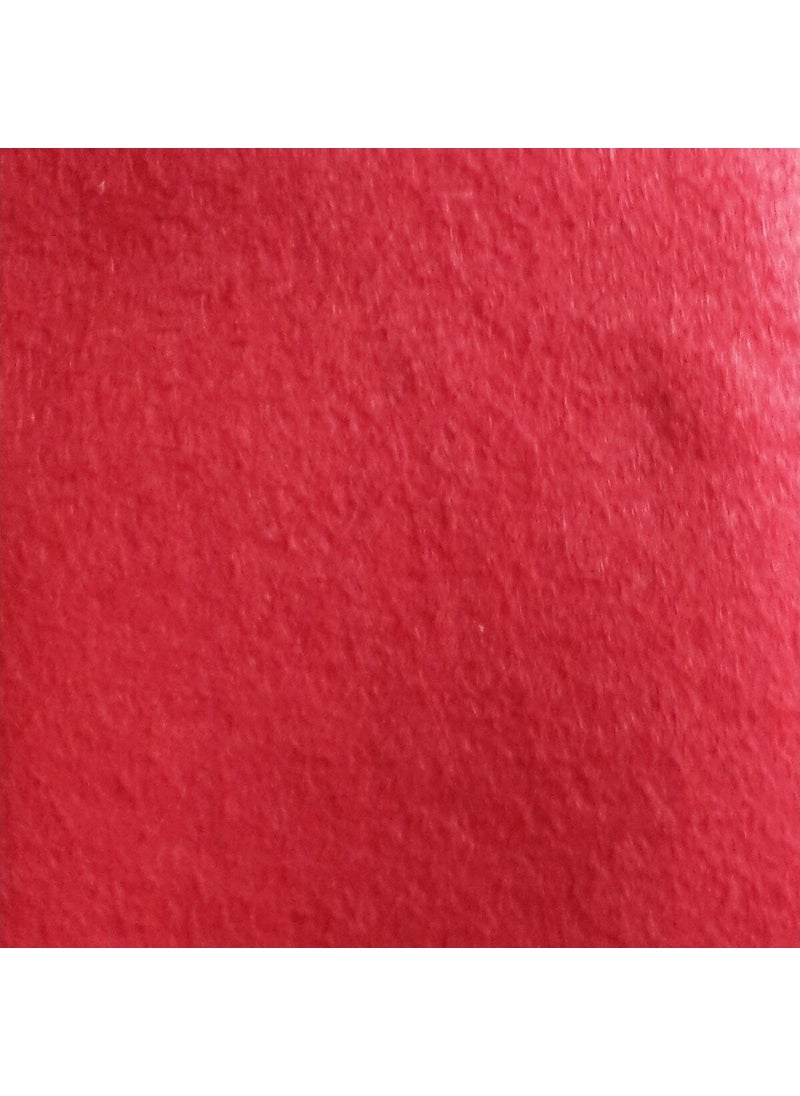 ByOzras - Thin Felt Fabric - Half Meter - Pomegranate - Image 1