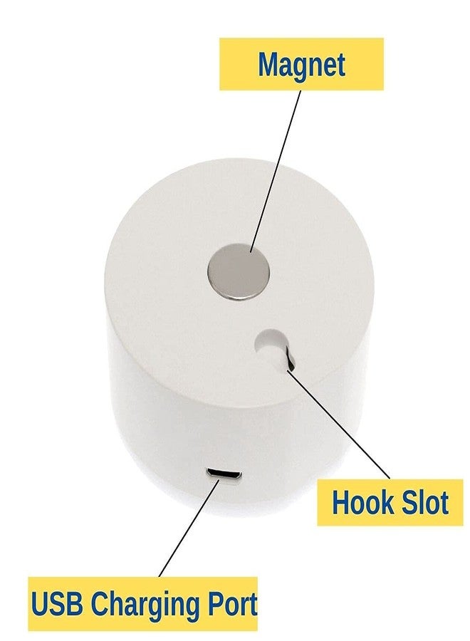 EVALUEMART Wireless Motion Sensor Led Wall Night Light with USB Charging Stick Lamp (White Light) - Image 3