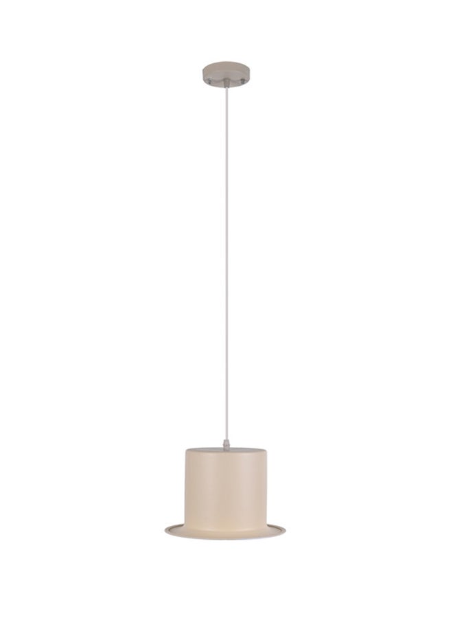 El Rawda Lighting Fiato Ceiling Lamp - Single | modern decorative LED E27 pendant light ceiling lamp hanging | suitable for any room | Color: Beige | Size: 70x24 cm