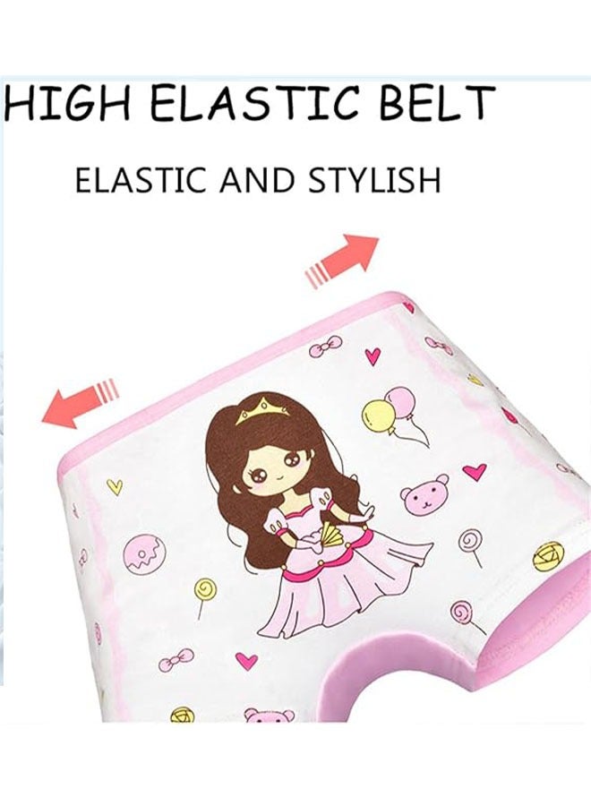 جيوستوس 4 أجهزة كمبيوتر الأطفال ملابس داخلية موجزة مع حزام ناعم للبنات ， سراويل داخلية قابلة للتنفس وناعمة مع سراويل فتاة صغيرة مرنة ناعمة (م) - Image 4