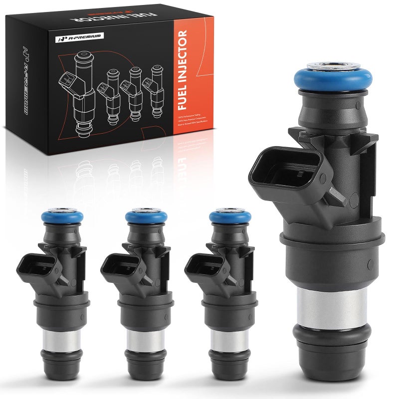 A-Premium APremium Fuel Injectors Set of 4 Compatible with Chevrolet S10 GMC Sonoma 20002003 22L Replace 17113674 8171136740 - Image 2