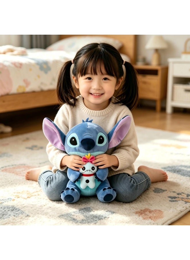 Stitch Factory Mall 28cm Cartoon Blue Stitch Plush Doll Plush Toy Room Decoration Soft Doll Suitable for Children Gift Party Gift - Image 2