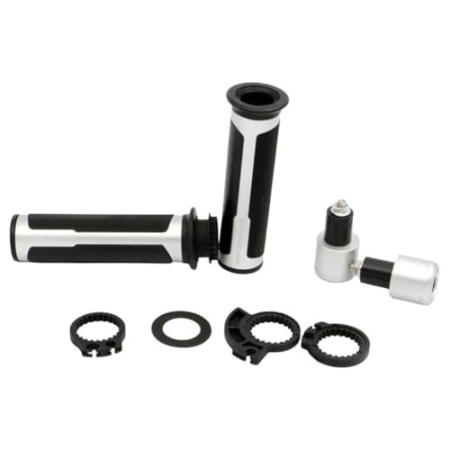 0TO6 Barracuda Handle Grip Silver Handle Bar Grip for Universal for All Bike - Image 4