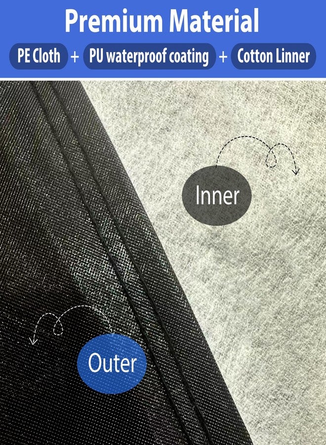 AltoCover Half Car Cover Top, Hail Protector Car Cover with Cotton Liner, Sunroof & Windshield Cover for Ice and Snow, All Weather Vehicle Body Cover for Sun, Rain, Dust, Fit SUV M - Image 2