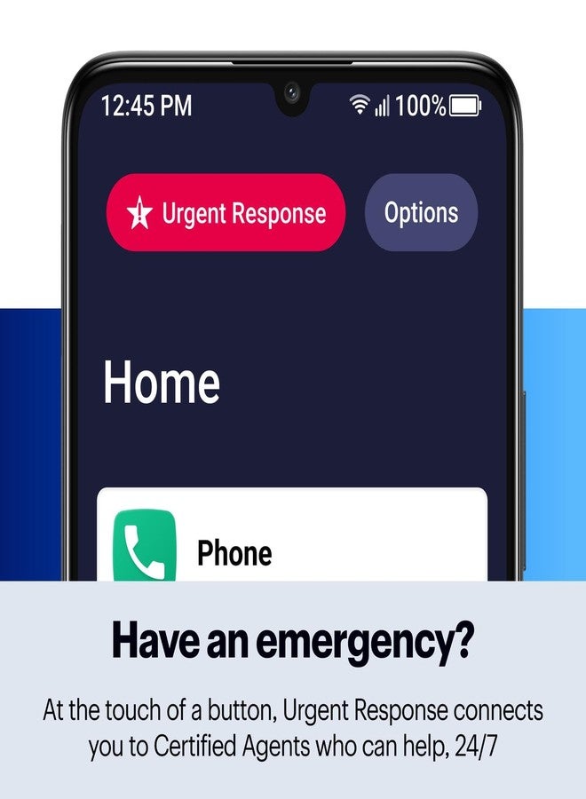 لايفلي هاتف Lively Jitterbug Smart4 الذكي لكبار السن - هاتف محمول لكبار السن - غير متوافق مع شركات الاتصالات اللاسلكية الأخرى - يجب تفعيله مع باقة Lively Phone - Image 4