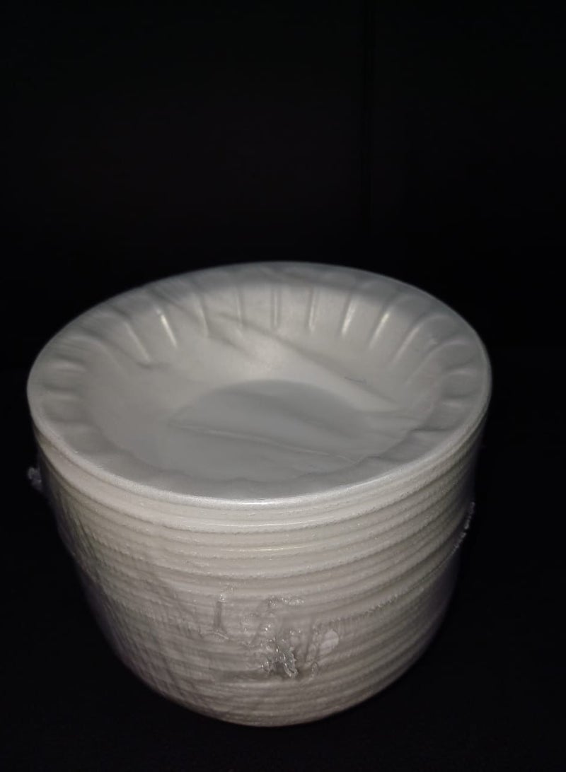 1,000 PCS-Disposable 12 oz Foam Bowl- 25 PC x 40 Packets Bowls, Premium-Quality, BPA-Free, Food grade and Hygienic| Perfect for Large Gathering, Parties, Events, Etc| White - Image 3