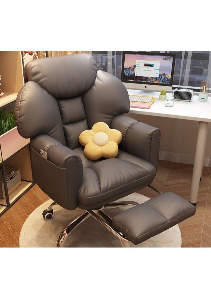 Arabest Computer Chair, Home Sedentary Electric Competition Chair, Rotating Backrest Single Person Sofa, Boss Chair, Lazy Office Chair - Image 1