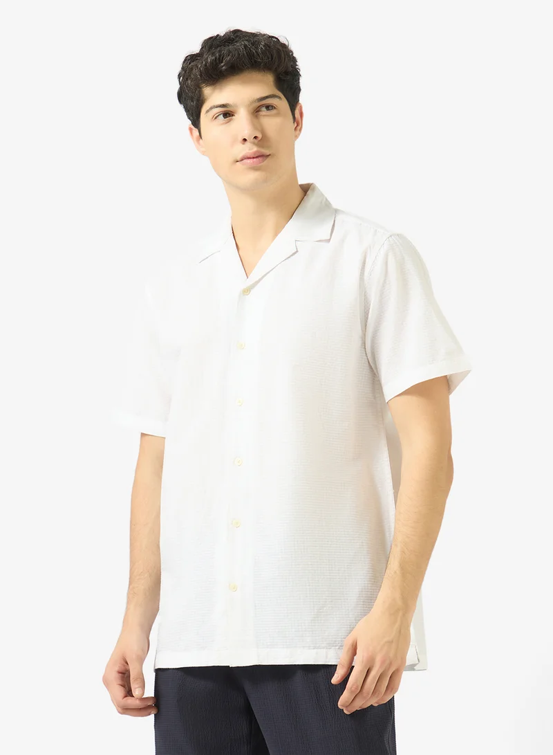 Ripples Mens Resort Collar Shirt
