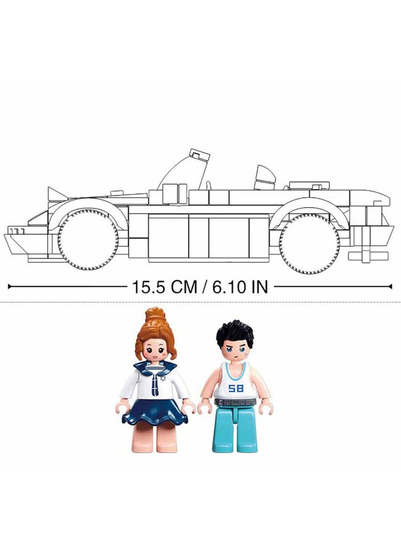 Sluban Model Bricks -MX5S Sports Car(264pcs) - Image 3