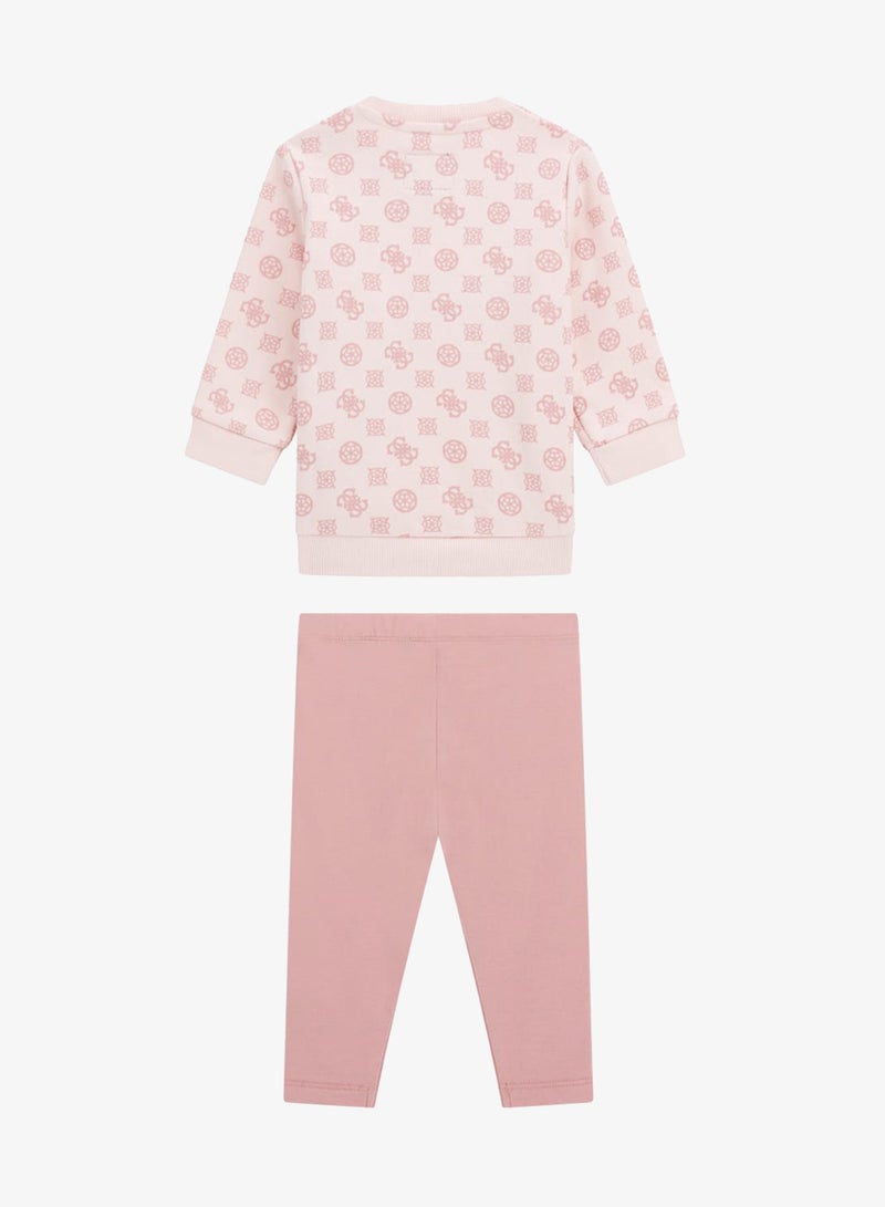 GUESS Kids Crew Neck Top And Leggings Sets - Image 2