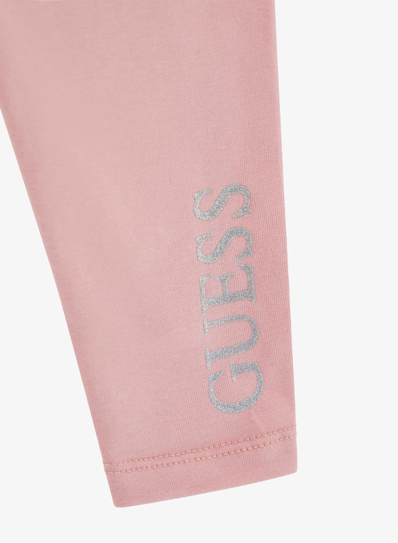 GUESS Kids Crew Neck Top And Leggings Sets - Image 5
