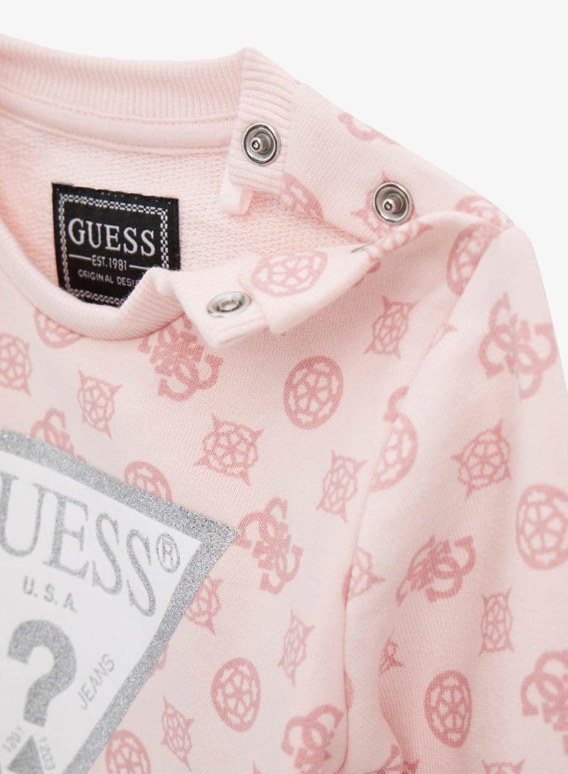 GUESS Kids Crew Neck Top And Leggings Sets - Image 5
