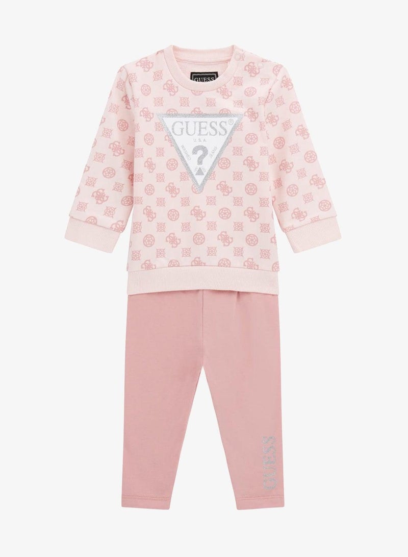 GUESS Kids Crew Neck Top And Leggings Sets - Image 4