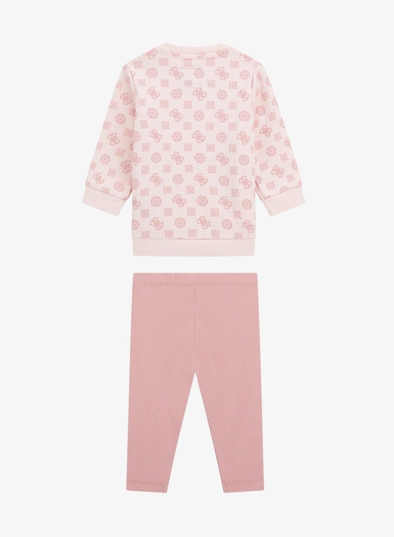 GUESS Kids Crew Neck Top And Leggings Sets - Image 3