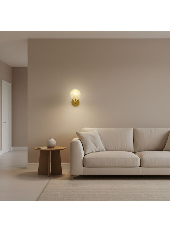 DANUBE HOME Sienna Wall Lamp White Silver Modern Decorative Wall Light - Image 2