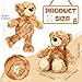 Silipull Remembrance Bear 12 Inch Rose Velvet Stuffed Animal with Recorder Brown Voice Recording Stuffed Animal with Picture Frame Recordable Gifts Fabric Toy - Image 4