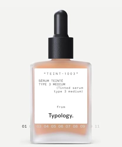 Typology Typology Tinted Serum with Vitamin C Squalane  Aloe Vera  Type 3  Medium 