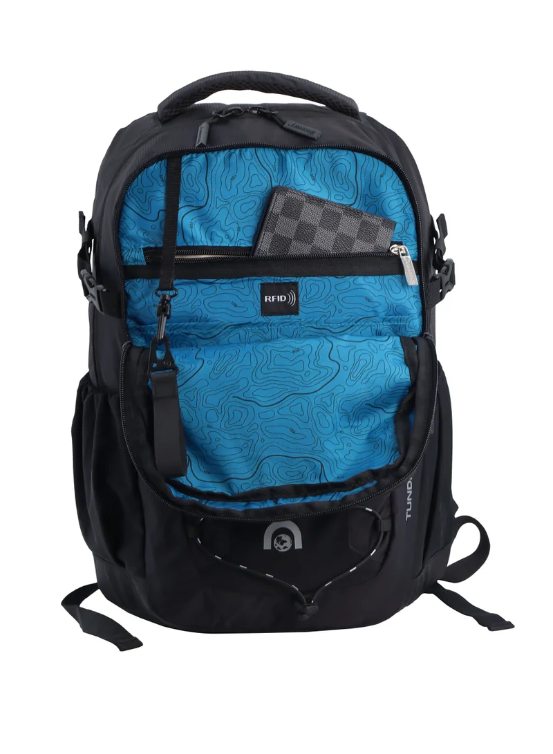 Discovery Discovery Outdoor 23L Backpack Black for Adventure, Durable Lightweight Water Resistant Multi-Compartment Bag for Men Women Hiking Trekking Camping Travel