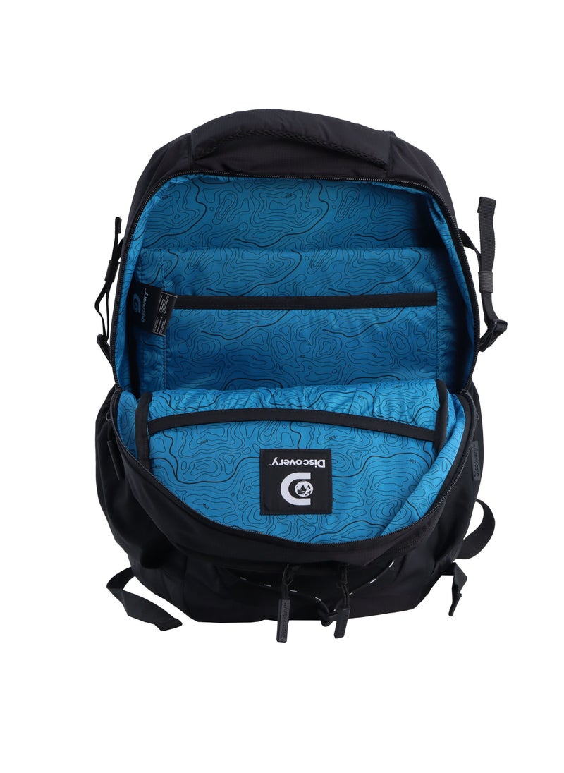 Discovery Outdoor 23L Backpack Black for Adventure, Durable Lightweight Water Resistant Multi-Compartment Bag for Men Women Hiking Trekking Camping Travel - pzsku/ZF15569F9E30FDB801813Z/45/_/1721986976/179c5a5b-d831-47f1-8d77-cf3cfe733c0f