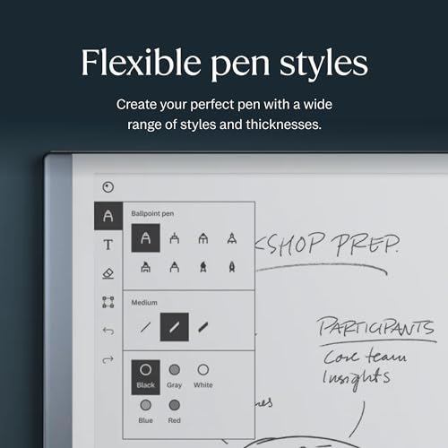 reMarkable Marker Plus – The Official 2 Pen with Eraser | 9 Felt Replacement Tips | Tilt Sensitivity and 4096 Levels of Pressure Sensitivity - Image 5