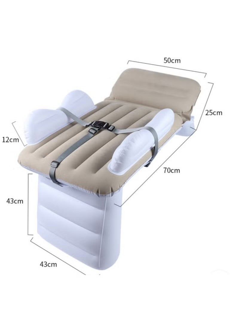 Inflatable Airplane Bed for Toddler, Car Air Mattress Back Seat, Inflatable Airplane Baby Travel Bed, Kids Airplane Bed with Pump, Storage Bag and Harness  - Image 2