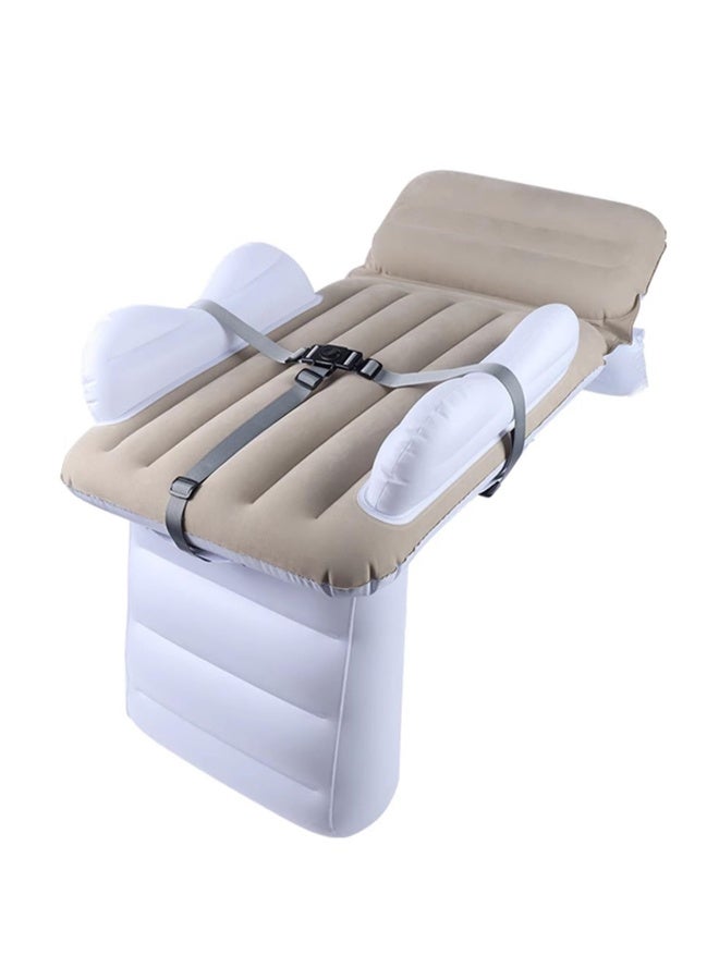 Inflatable Airplane Bed for Toddler, Car Air Mattress Back Seat, Inflatable Airplane Baby Travel Bed, Kids Airplane Bed with Pump, Storage Bag and Harness  - Image 1