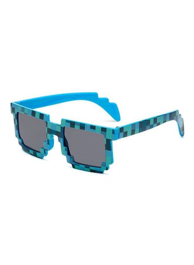 Generic - Blue Minecraft Creeper Of Mosaic Sunglasses For Boys Outdoors Sunglasses - Image 1