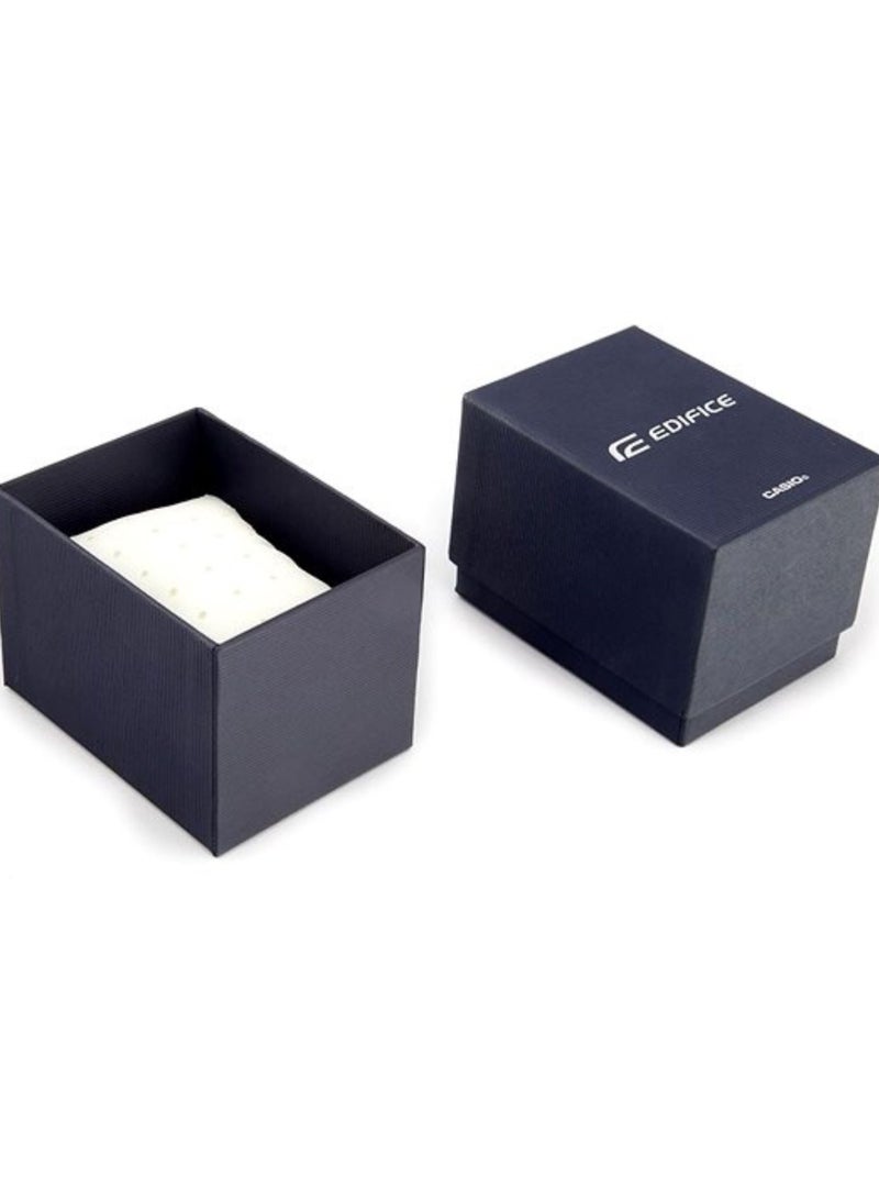 CASIO ساعة إيديفيس ستاندرد بسوار جلدي أسود كرونوغراف للرجال EFR-552L-5AVUDF - Image 2