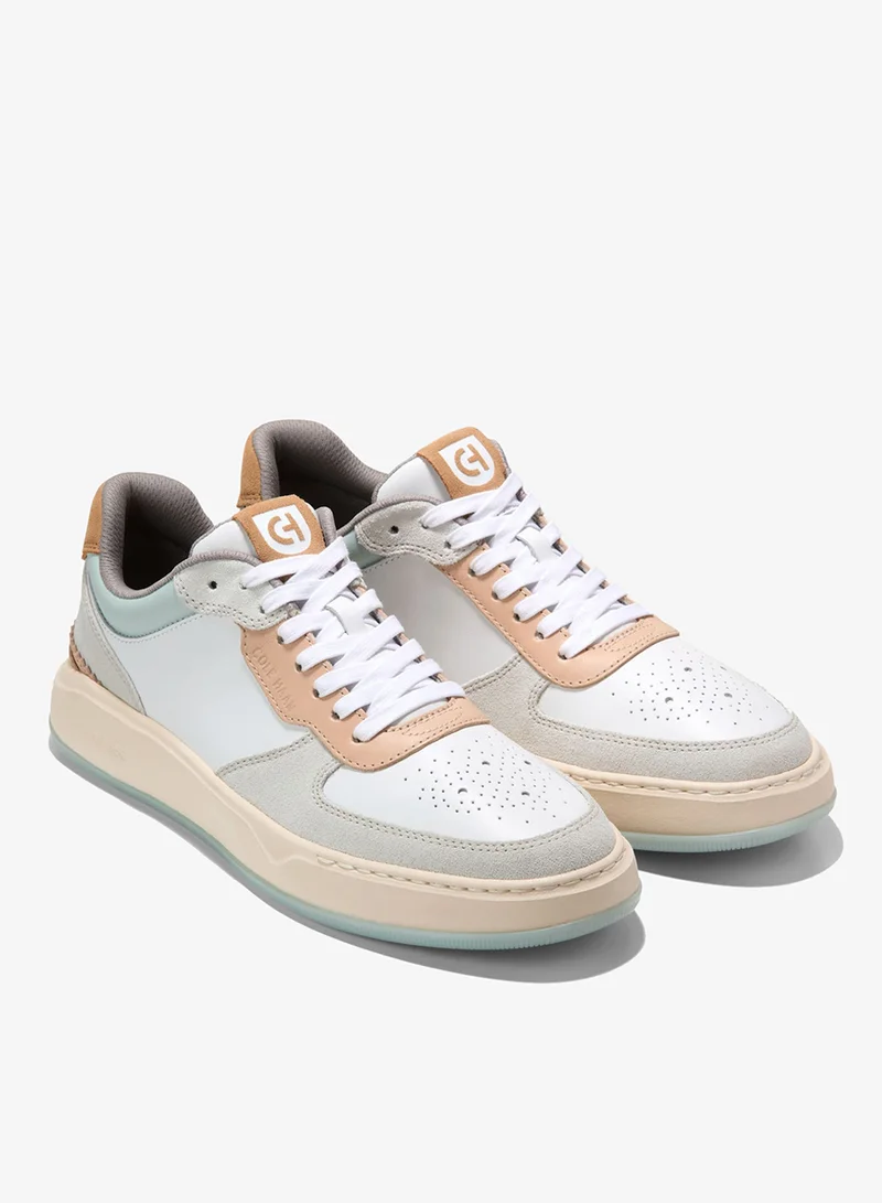 Cole Haan WHITE / OYSTER MUSHROOM SUEDE / CLOUD BLUE GRANDPRO CROSSOVER SNEAKER for Men | Best Price UAE