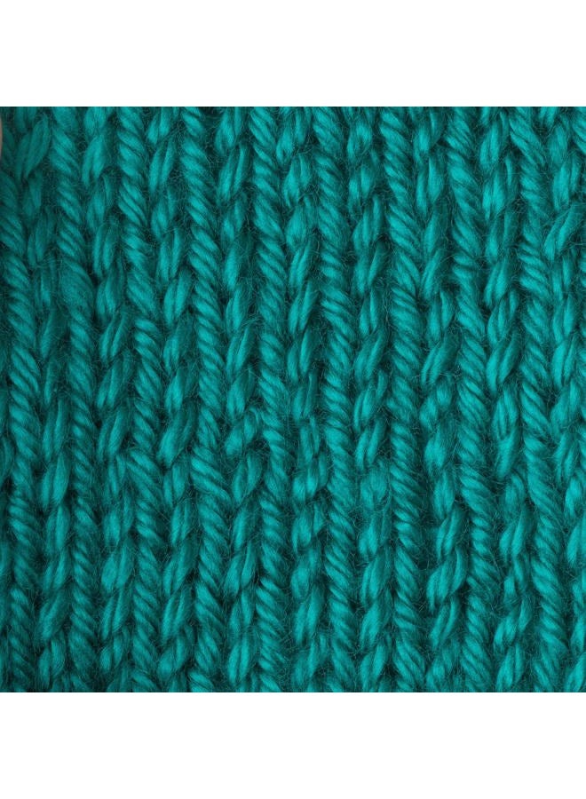 CARON Simply Soft Party Solids Yarn, Gauge 4 Medium Worsted, 6 oz - Cool Green - Image 4