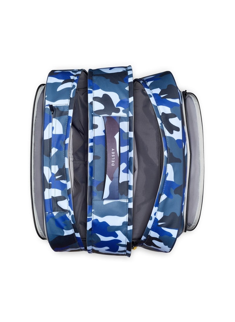 DELSEY Paris - BTS 2023 4 Wheel Horizontal Schoolbag - 15.6" Camo Blue - 00338945222 - Image 1