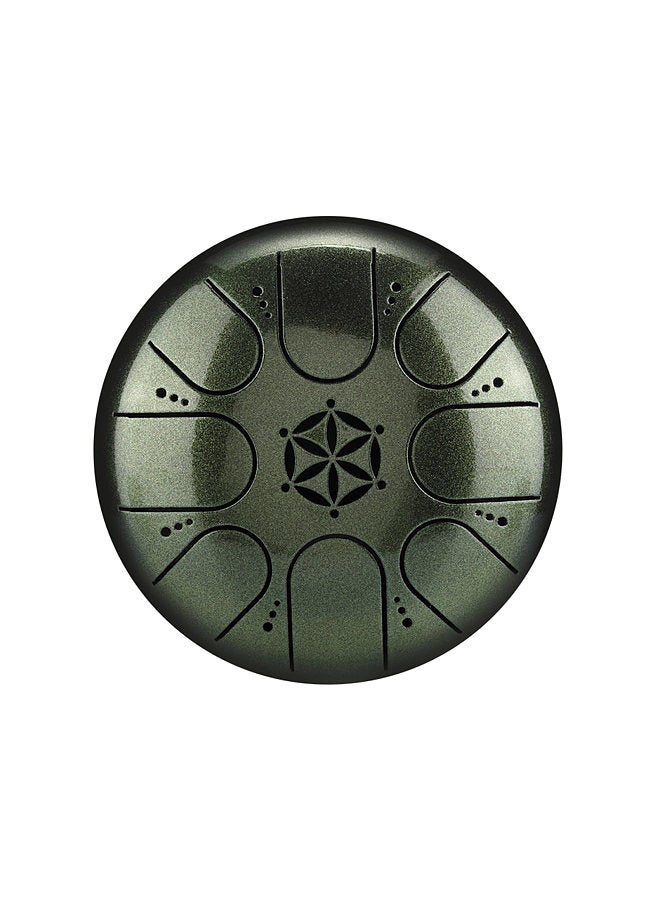 Generic 5 Inch Steel Tongue Drum 8 Notes Handpan Drum with Drum Mallet Finger Picks Percussion for Meditation Yoga - Image 1