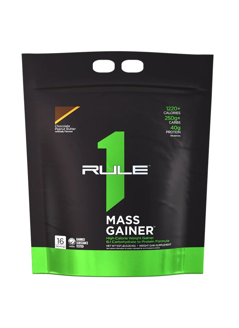 Rule One Proteins Rule 1 Mass Gainer - Chocolate Peanut Butter  - (5.25 kg)  - Image 1