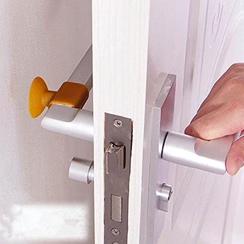 Voxmix Mini AntiCollision Silicone Door Stopper Door Handle Crash Pad Bumper Guard Rubber Stopper Wall Mute Crash Pad Silencer 5 X 2 CM 5 Pack Multicolor - Image 4