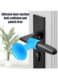 Voxmix Voxmix Mini AntiCollision Silicone Door Stopper Door Handle Crash Pad Bumper Guard Rubber Stopper Wall Mute Crash Pad Silencer 5 X 2 CM 5 Pack Multicolor  - Image 2