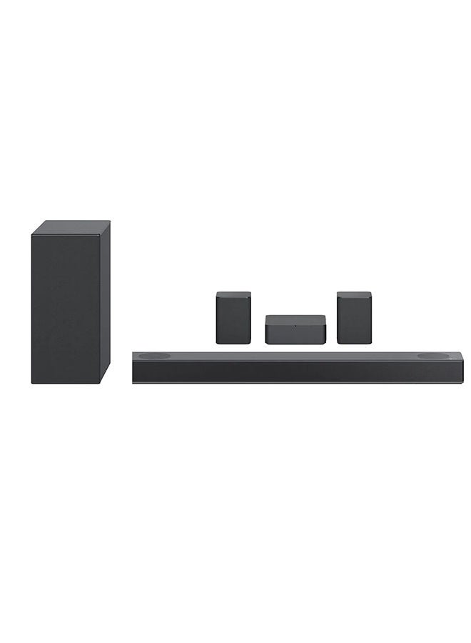 LG 5.1.2 Channel High Res Audio Sound Bar With Dolby Atmos And Surround Speakers S75QR Black - Image 1