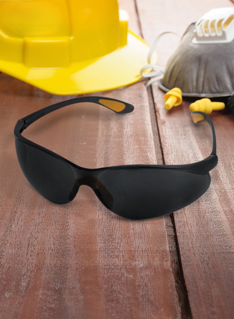 LAWAZIM Pro7 Safety Glasses Black Color|Work Safety Equipment & Gear|Eye Protection|Goggles|Chemical Proof Lens|Safety Goggles |Anti Dust Lens|Lens Wrap Around - Image 5
