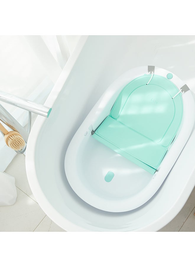 fridababy - 4-in-1 Grow-with-Me Bath Tub Transforms Infant Bathtub to Toddler Bath Seat with Backrest for Assisted Sitting in Tub, White - Image 1