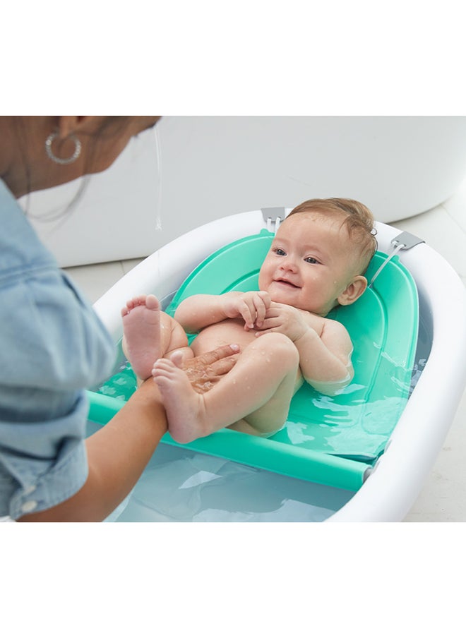 fridababy - 4-in-1 Grow-with-Me Bath Tub Transforms Infant Bathtub to Toddler Bath Seat with Backrest for Assisted Sitting in Tub, White - Image 1