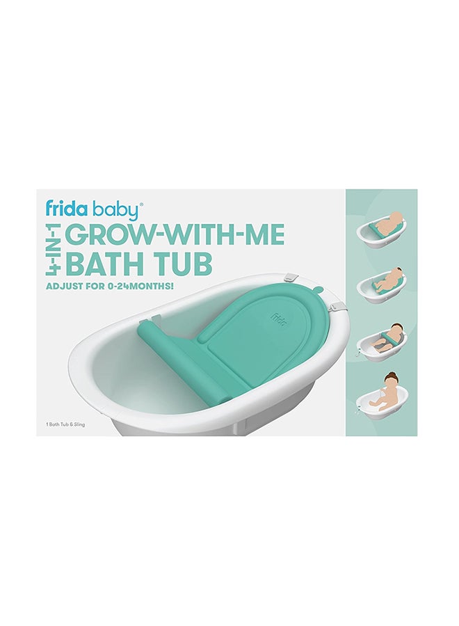 fridababy 4-In-1 Grow With Me Bath Tub For Baby